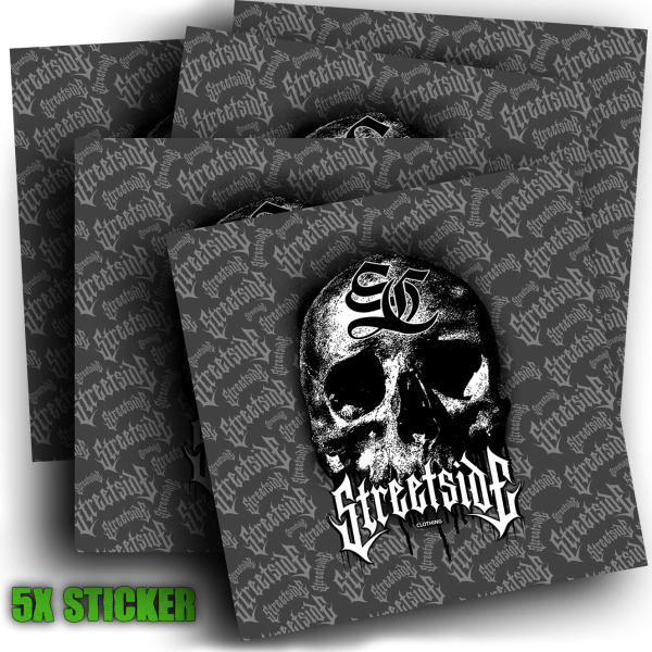 Sticker, Aufkleber, Sc Skull